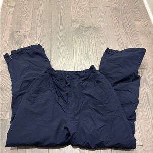 Lands' End Kids' navy squall ski pants